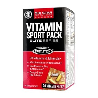 Six Star Pro Nutrition Vitamin Sport Dietary Supplement (Pack of 20) Six Star Pro Nutrition Vitamins