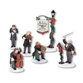 Department 56 Dickens Village Holiday Quintet Set of 6   Holiday Figurines