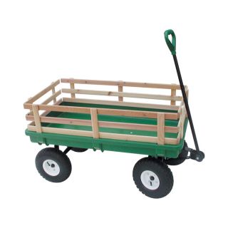Poly Garden Wagon — 38in.L x 20in.W, 300-Lb. Capacity, Model# 03548  Hand Pull Wagons