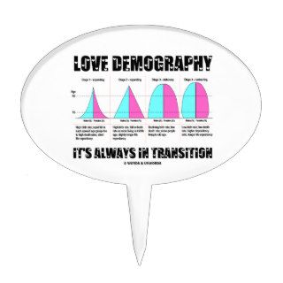 Love Demography It's Always In Transition Cake Toppers