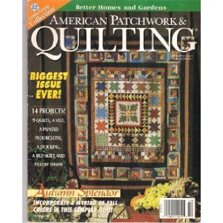 Better Homes and Gardens American Patchwork & Quilting   October 1996   (Vol, . 4, No. 5)   Issue 22 Heidi Kaisand Books