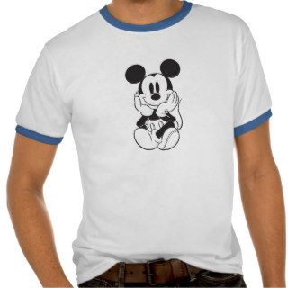 Mickey & Friends Mickey (black and white) T Shirts