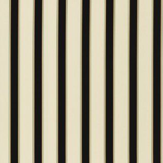 Waverly 578800 Bold Stripe Wallpaper, Black and Beige,    