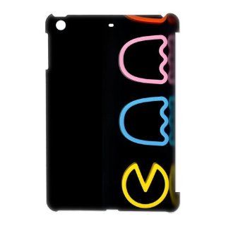 Cute Neon Yellow Pacman Ipad Mini Case Snap on Hard Case Cover Computers & Accessories