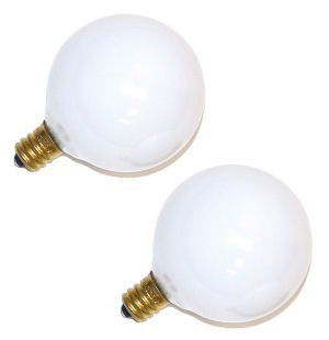 Westinghouse Lighting Globe Shaped G 161/2 40W White Cd/2 model number 03754 WHL   Incandescent Bulbs  