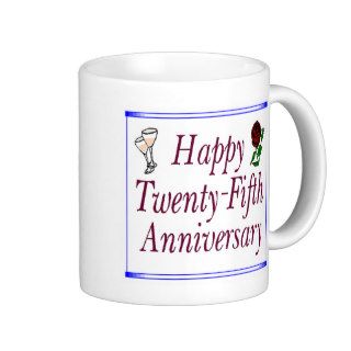 25th anniversary b mugs