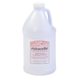 Miracelle Deep Tissue Massage Lotion   1/2 Gallon