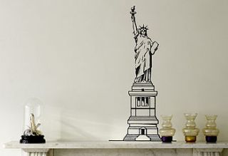 statue of liberty wall sticker by frank & fearless