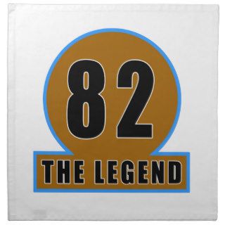 82 The Legend Birthday Designs Cloth Napkins