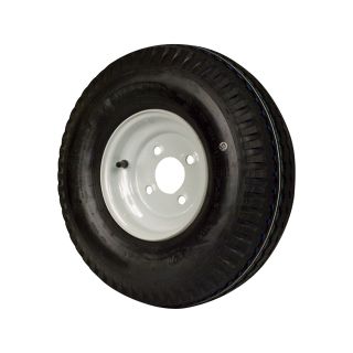 4-Hole High Speed Standard Rim Design Trailer Tire Assembly — 18.1 x 5.8 . 8  8in. High Speed Trailer Tires   Wheels