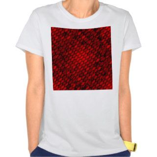 Red Dragon Skin  Scales Tile 194 Tee Shirt