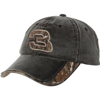NASCAR Chase Authentics Dale Earnhardt Camo Team Number Realtree Adjustable Hat   Charcoal/Realtree Camo  Sports Fan Baseball Caps  Sports & Outdoors