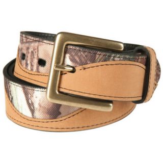 Mens 1 1/2 Realtree AP Camo Belt with Crazy Horse Leather 696170