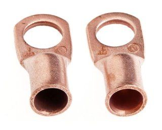 Forney 60107 Copper Cable Lugs, Number 1 Cable with 1/2 Inch Stud Size, 2 Pack   Arc Welding Equipment  