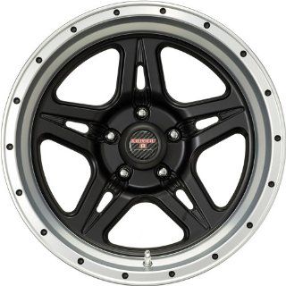 Level 8 Strike 5 18 Black Machined Wheel / Rim 5x150 with a 12mm Offset and a 112.2 Hub Bore. Partnumber 63451 Automotive