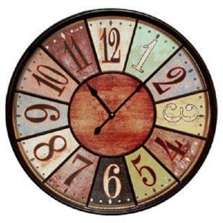 Shop Jumbo Tuscan Wooden Number Wall Clock at the  Home Dcor Store. Find the latest styles with the lowest prices from VIP International