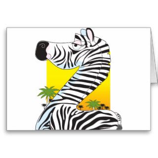 Animal Alphabet Zebra Cards