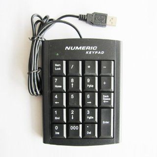 USB 19 keys Numeric Number Keypad Keyboard For Laptop Computers & Accessories