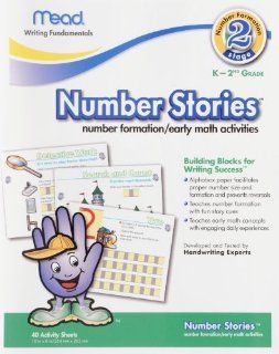 Number Stories WorkBook, Stage Two, 10 x 8 Inches, 40 Count (48022)  Letter Writing Pads 