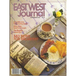 East West Journal, Volume 12, Number 9, September 1982 David Brower Books