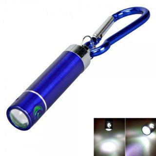 Fast shipping + Free tracking number, Mini Small Keychain Flashlight LED Torch Moon Star Light Lamp Bright Bulb Key Chain Ring Blue Shell    