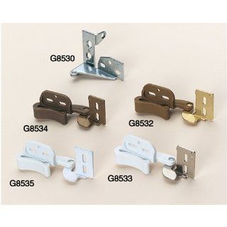 Amerock CM2606 W Marathon Knife Hinge Size Number 6 Self Closing Overlay White, 1/2 Inch   Cabinet And Furniture Hinges  