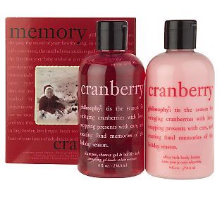philosophy memory gift set 3 in 1 shower gel and body cream —