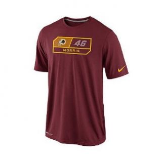 NIKE Men's Washington Redskins Alfred Morris Legend Team Player Name And Number T Shirt   Size Clothing