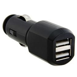 INSTEN 2 port USB Car Charger with LED Light (Pack of 2) Eforcity Car A/V Accessories