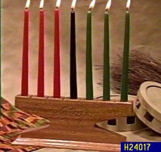 Kwanzaa Kinara and Candle Set —