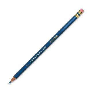 Prismacolor Col Erase Erasable Colored Pencils, 12 Blue Pencils (20044)  Wood Colored Pencils 