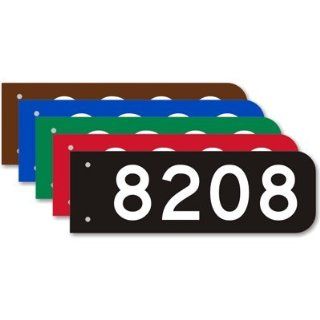 Fire Address Sign (Add Own House Number and Custom Text, Choose Color & Font), 18" x 6" Industrial Warning Signs