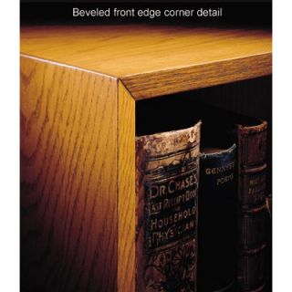 Hale Bookcases 1100 NY Series 48 H Four Shelf Outside Quarter Round