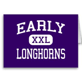 Early   Longhorns   High School   Early Texas Greeting Cards