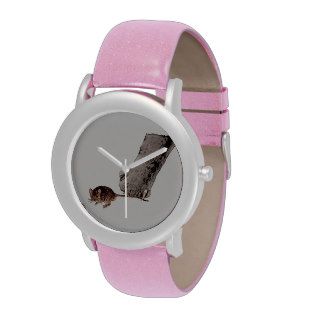 ladies watch with mouse face front