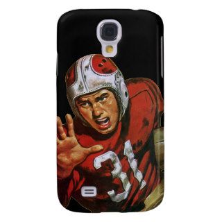 Vintage Sports, Football Player, Running Back 31 Samsung Galaxy S4 Cover