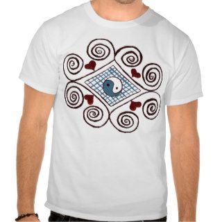 kids t shirt with original ying yang swirl design