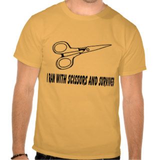 i ran with scissors and survived shirt
