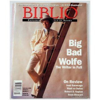 Biblio Magazine   February 1999. Volume 4, Number 2 Biblio Magazine Books