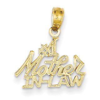 14k Number 1 Mother In law Pendant   JewelryWeb Jewelry