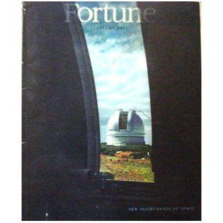 Fortune [Magazine], January 1947, Volume XXXV Number 1 Henry R. (ed); Schlesinger, Arrthur M. (contrib) Luce Books