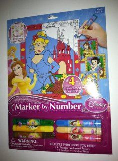 Disney Princess Marker by Number Toys & Games