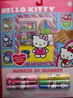 Hello Kitty Marker By Number Toys & Games