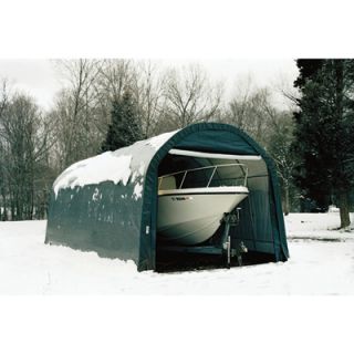 ShelterLogic Round-Style Instant Garage/Shelter — 20ft.L x 13ft.W x 10ft.H, 1 5/8in. Frame  Round Style Instant Garages