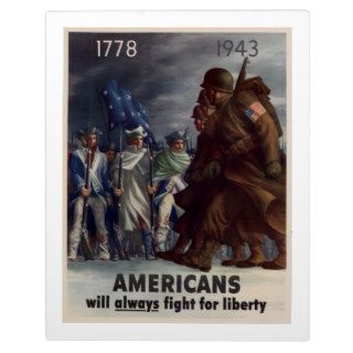 Always Fight For Liberty Display Plaque