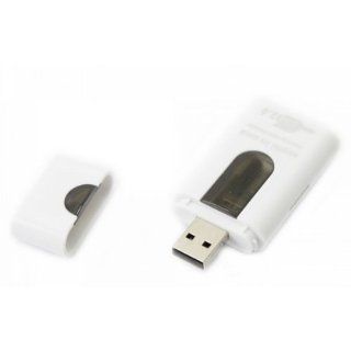Fast shipping + free tracking number, High Speed USB 2.0 Card Reader ,Card support SD / T Flash / MS / M2 / MMMC / RS MMC   White Cell Phones & Accessories