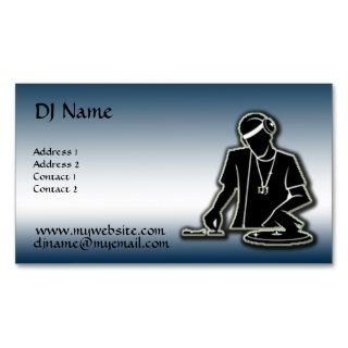 The DJ   Improved Business Card Templates