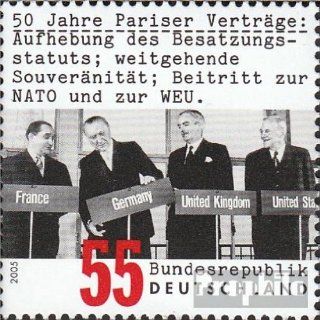 BRD (BR.Deutschland) 2459 (kompl.Ausg.) FDC 2005 Pariser Vertrge (Briefmarken fr Sammler) Bürobedarf & Schreibwaren