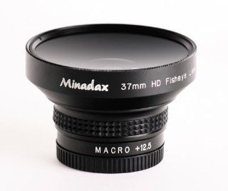 0.25x Minadax Fisheye Vorsatz mit 37mm   in schwarz Kamera & Foto