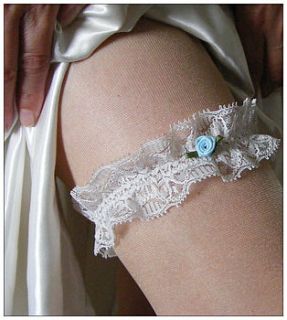 rose bridal garter by just for eve